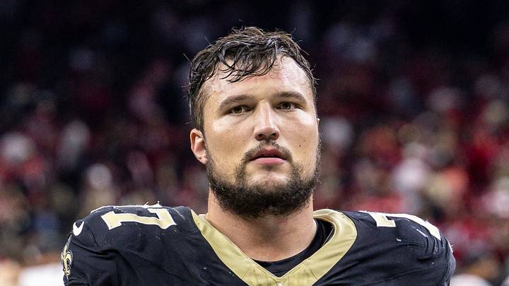 New Orleans Saints offensive tackle Dillon Radunz New Orleans Saints offensive tackle Dillon Radunz