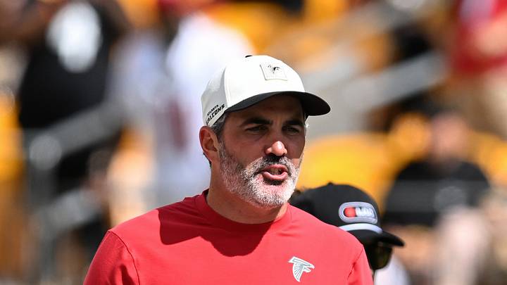Sep 13, 2026; Pittsburgh, Pennsylvania, USA;  Atlanta Falcons head coach Kevin Stefanski before a game against the Pittsburgh Steelers at Acrisure Stadium.  Mandatory Credit: Barry Reeger-Imagn Images