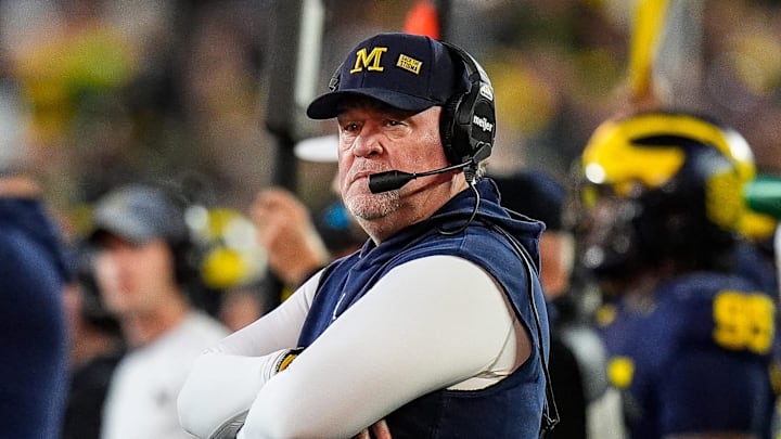 Michigan defensive coordinator Wink Martindale 