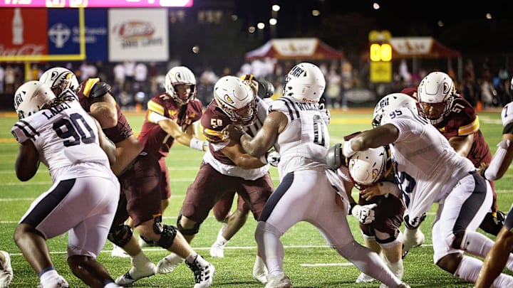 The ULM Warhawks opened their 2024 season on a rainy Thursday night in Malone Stadium. Bryant Vincent secured his first win as the new head coach of the Warhawks as they defeated the Jackson State Tigers , 30-14. The ULM Warhawks opened their 2024 season on a rainy Thursday night in Malone Stadium. Bryant Vincent secured his first win as the new head coach of the Warhawks as they defeated the Jackson State Tigers , 30-14.