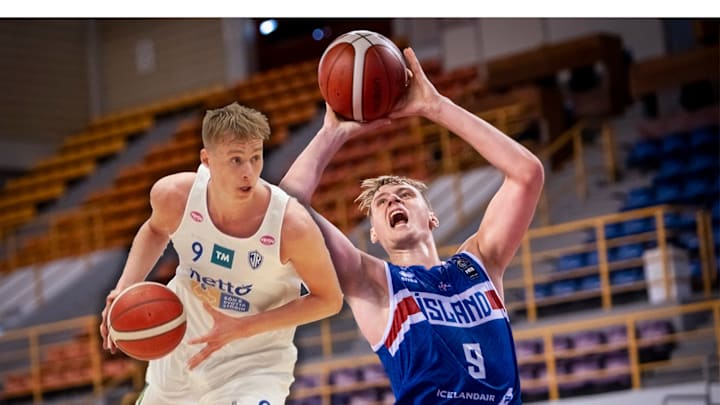 Nebraska freshman Fidrik Leo Curtis playing for Iceland