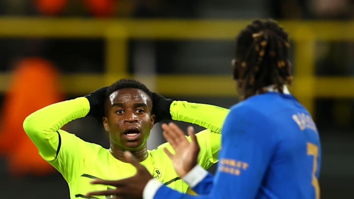 Auch der eingewechselte Moukoko konnte die BVB-Niederlage nicht abwenden Auch der eingewechselte Moukoko konnte die BVB-Niederlage nicht abwenden