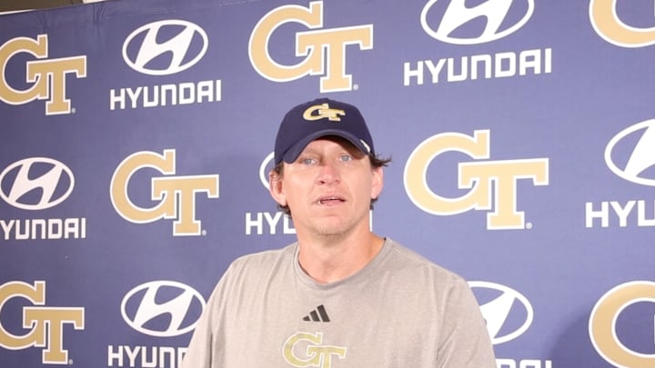 Georgia Tech OL Coach Allen Mogridge 