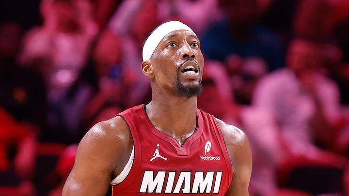 Mar 10, 2026; Miami, Florida, USA; Miami Heat center Bam Adebayo (13) walks back to the bench in a time out against the Washington Wizards during the second half at Kaseya Center. Mandatory Credit: Rhona Wise-Imagn Images Mar 10, 2026; Miami, Florida, USA; Miami Heat center Bam Adebayo (13) walks back to the bench in a time out against the Washington Wizards during the second half at Kaseya Center. Mandatory Credit: Rhona Wise-Imagn Images