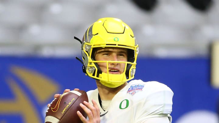 As a high school prospect, Bryson Beaver has many of the positive qualities of former Duck Tyler Shough, intelligence, athletic ability and arm talent. Shough didn't get the best development from the previous coaching staff.