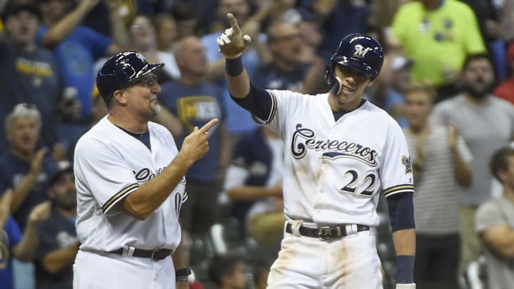 La estrella de Milwaukee Brewers Christian Yelich  tiene tres juegos con el ciclo en su carrera
