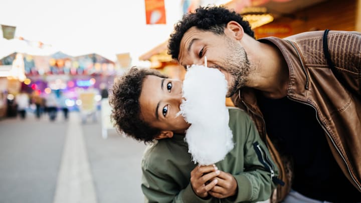It's not every day you get paid to eat cotton candy.