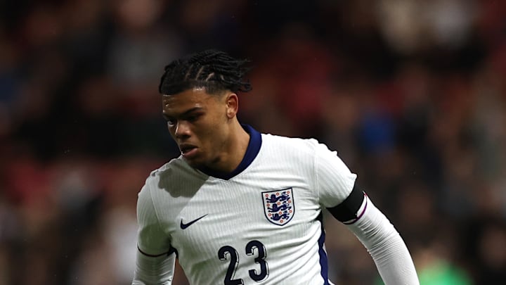 Dane Scarlett in action for England U21s