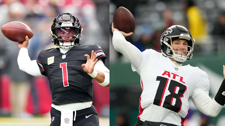 Kyler Murray (left) and Kirk Cousins (right) are the two biggest quarterback free agents remaining.
