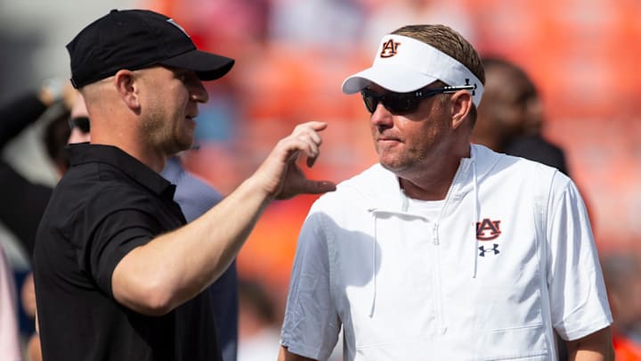 Vanderbilt Commodores head coach Clark Lea has his team as playoff contenders, while the Auburn Tigers fired head coach Hugh Freeze. Vanderbilt Commodores head coach Clark Lea has his team as playoff contenders, while the Auburn Tigers fired head coach Hugh Freeze.