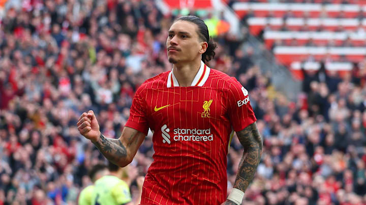 Darwin Nunez a inscrit un but face à Southampton, ce week-end (3-1). 