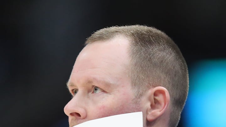 Miami (Oh) Redhawks head coach Travis Steele 