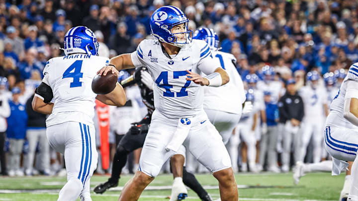 BYU quarterback Bear Bachmeier against Cincinnati