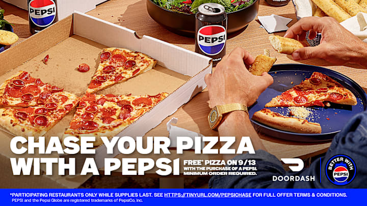 Pepsi Chase Cars free pizza campaign