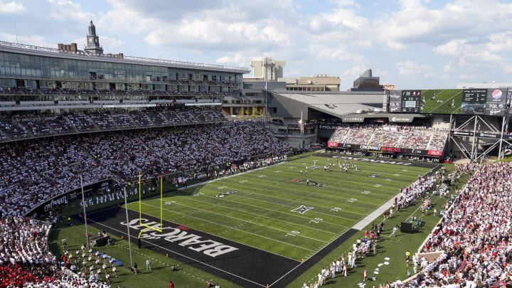 The Cincinnati Bearcats opened up the 2023 season at Nippert Stadium against Eastern Kentucky. / Carter Skaggs/The Enquirer / USA TODAY