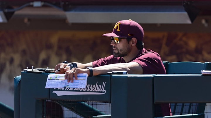 Gophers baseball coach Ty McDevitt.