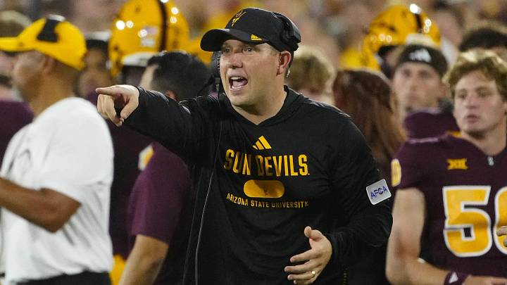 Arizona State football coach Kenny Dillingham.