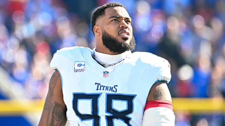 Tennessee Titans defensive tackle Jeffery Simmons Tennessee Titans defensive tackle Jeffery Simmons