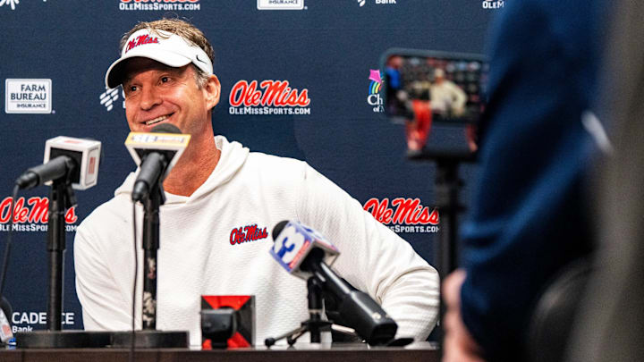 Ole Miss Rebels head coach Lane Kiffin