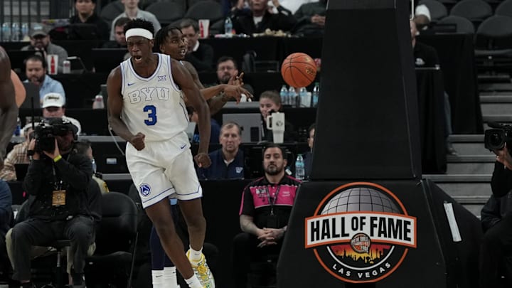 BYU Cougars forward AJ Dybantsa (3)