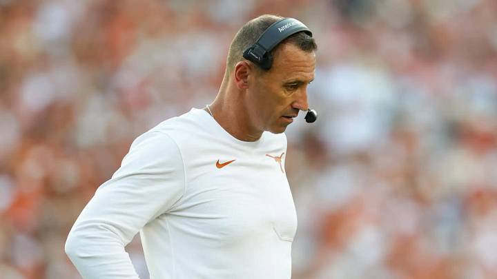 Texas Longhorns head coach Steve Sarkisian. 