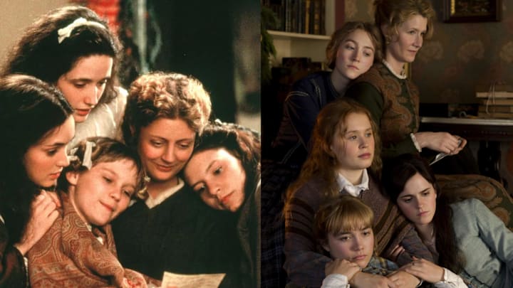 'Little Women': 1994 (left) and 2019 (right). 'Little Women': 1994 (left) and 2019 (right).