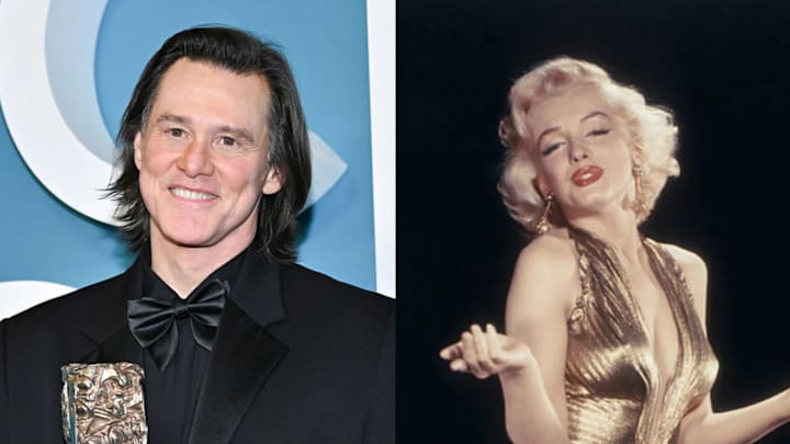 Jim Carrey and Marilyn Monroe