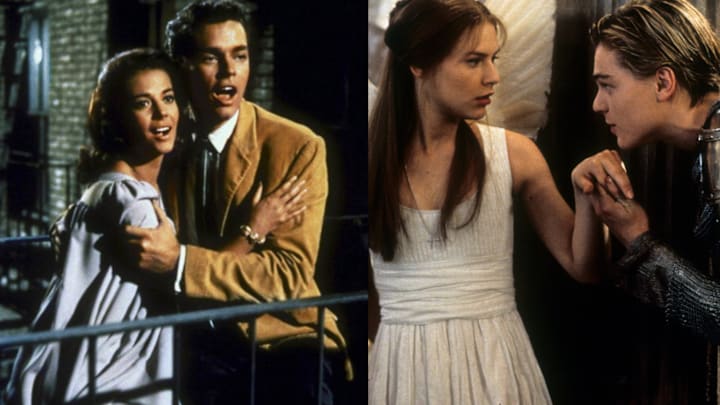 'West Side Story' (1961); 'Romeo + Juliet' (1996)