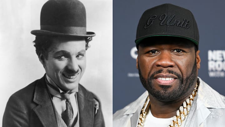 Charlie Chaplin (1889-1977) and 50 Cent (1975-)