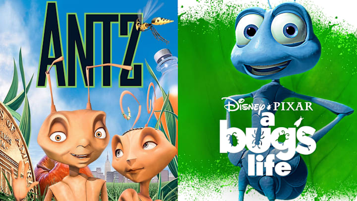 'Antz' (1998) ; 'A Bug’s Life' (1998)