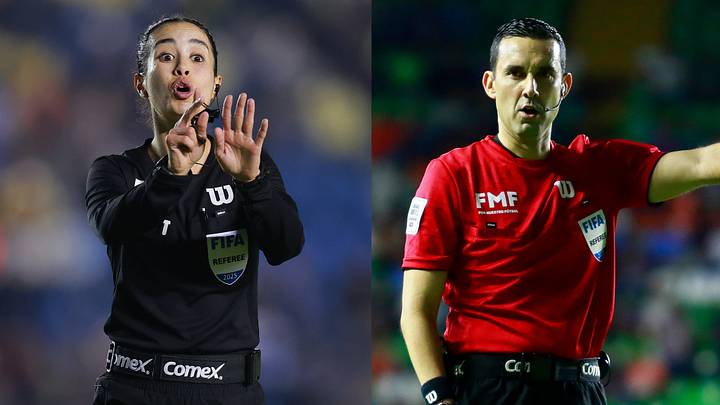 Katia Itzel García y César Arturo Ramos, los dos árbitros de lujo mexicanos para la Copa del Mundo de 2026. Katia Itzel García y César Arturo Ramos, los dos árbitros de lujo mexicanos para la Copa del Mundo de 2026.