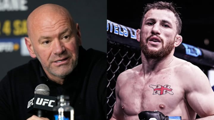 Dana White and Merab Dvalishvili 