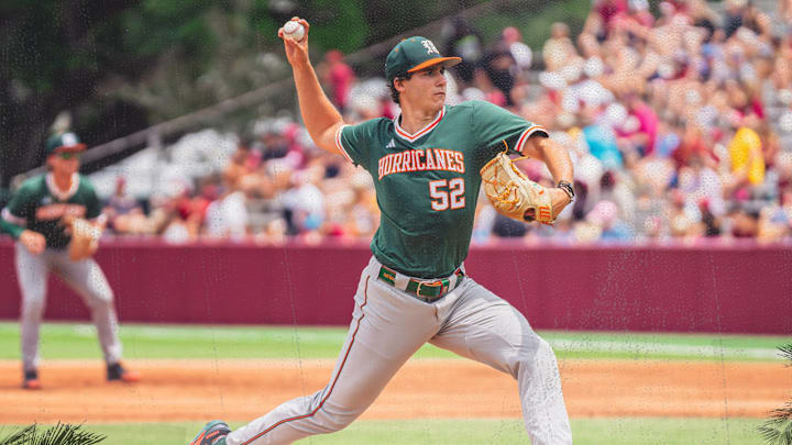 Miami's AJ Ciscar against Florida State (2026)