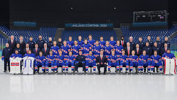 The 2026 U.S. Olympic Men’s Ice Hockey Team