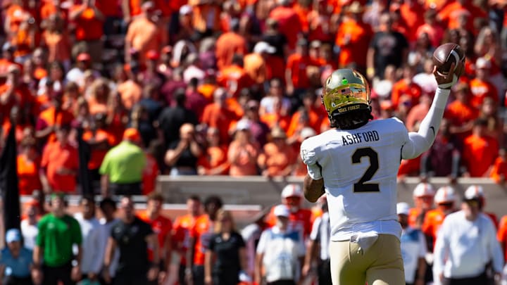 Robby Ashford, Wake Forest Quarterback