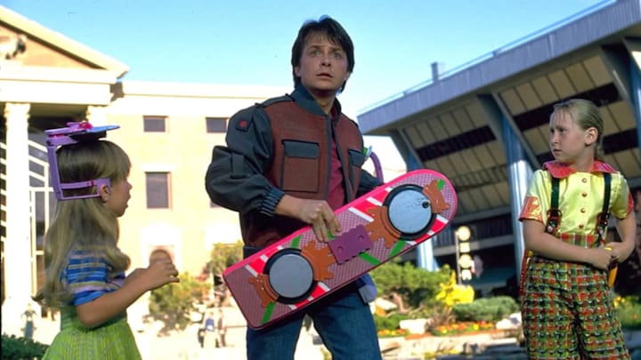 Hoverboard from 'Back to the Future: Part II' (1989).