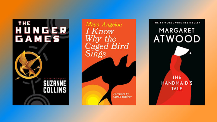 'The Hunger Games,' 'I Know Why the Caged Bird Sings,' and 'The Handmaid's Tale' Covers