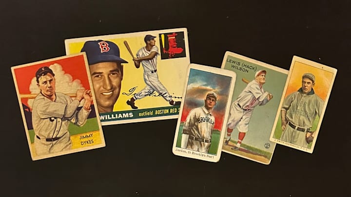 Collection of old baseball cards