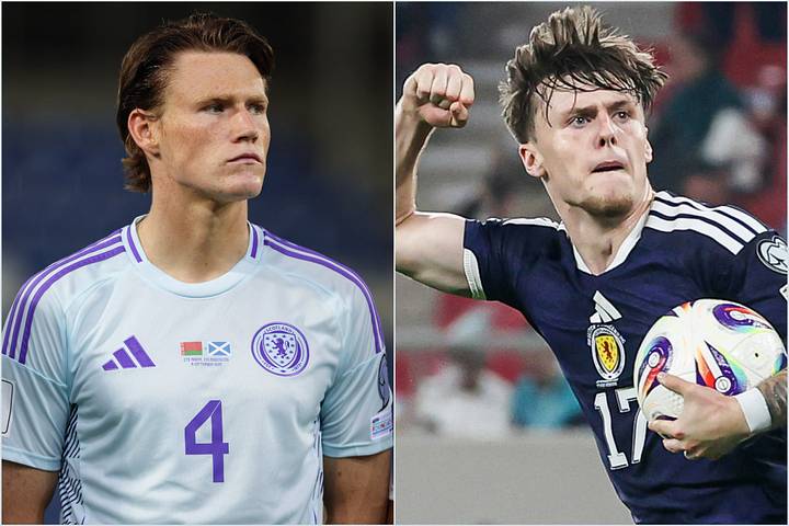 Scott McTominay and Ben Gannon-Doak สก็อตต์ แมคโทมิเนย์ และ เบน แกนนอน-โดค