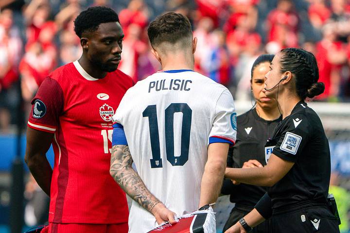 Alphonso Davies and Christian Pulisic