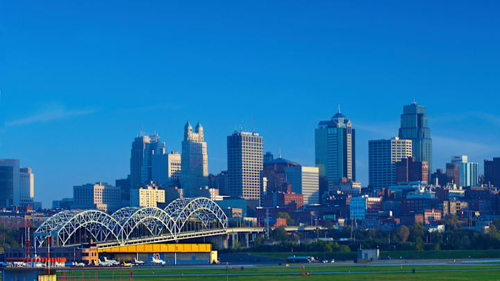The Kansas City, Missouri, skyline