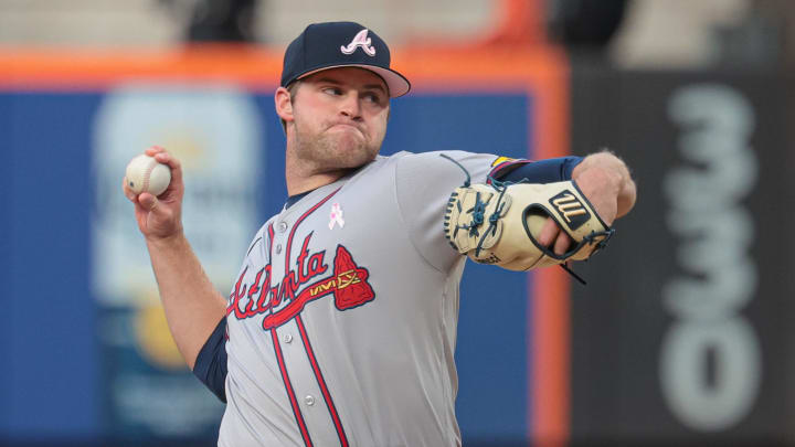 Atlanta Braves starting pitcher Bryce Elder
