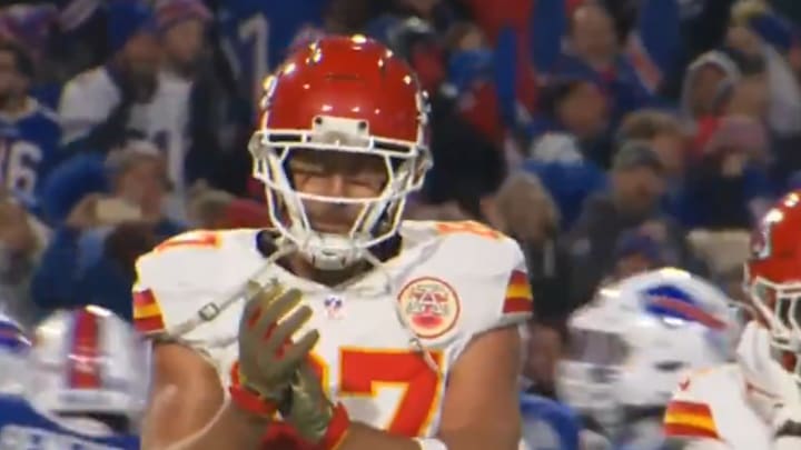 Kelce caught two passes in the Week 11 loss