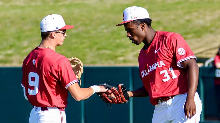 Oklahoma infielder Camden Johnson, pitcher Cameron Johnson