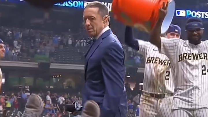 Ken Rosenthal went viral over the weekend for a collision with a Brewers photographer. 