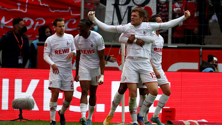 Luca Kilian nach seinem Treffer zum 3:2 - ausgerechnet gegen Stammklub Mainz