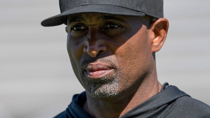 Alabama State Hornets head coach Eddie Robinson Jr. before the Mississippi Valley State game on the ASU campus in Montgomery, Ala., on Saturday October 12, 2024.
