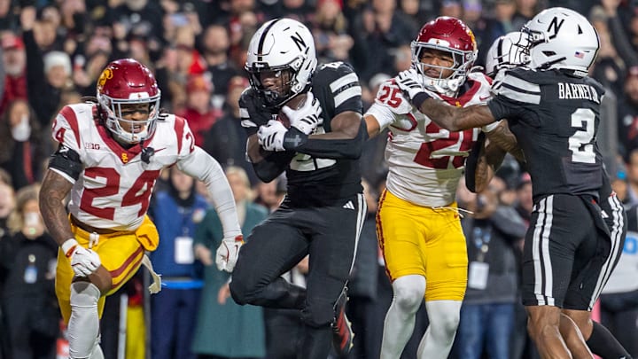 Nebraska running back Emmett Johnson has rushed for 1,131 yards this season, with 11 touchdowns.