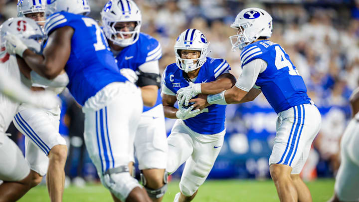 BYU running back LJ Martin against Stanford BYU running back LJ Martin against Stanford