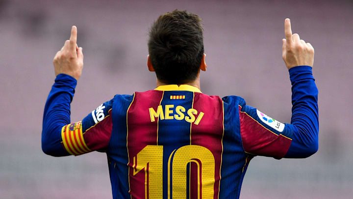 Messi con el FC Barcelona